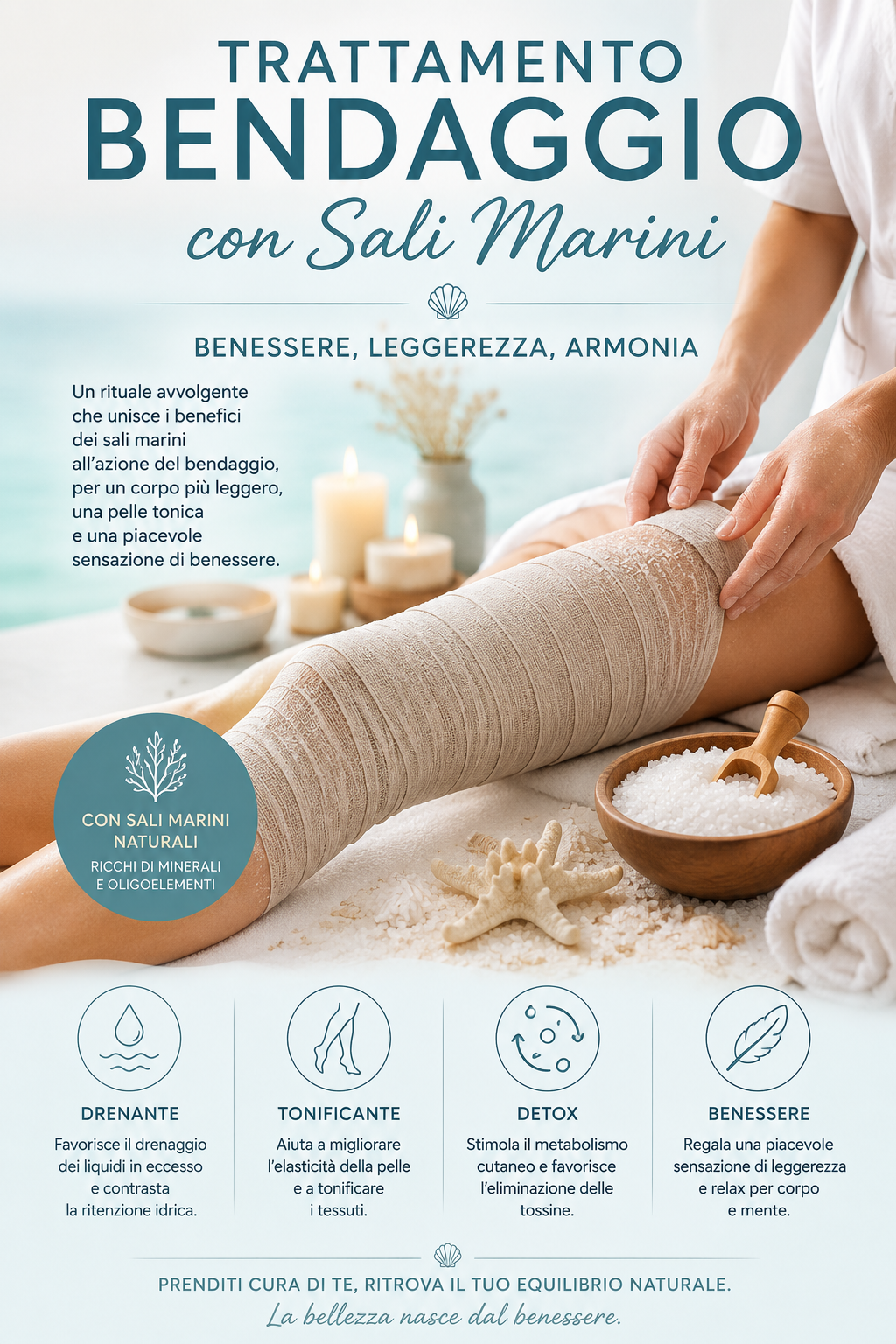 10 bendaggi con sali